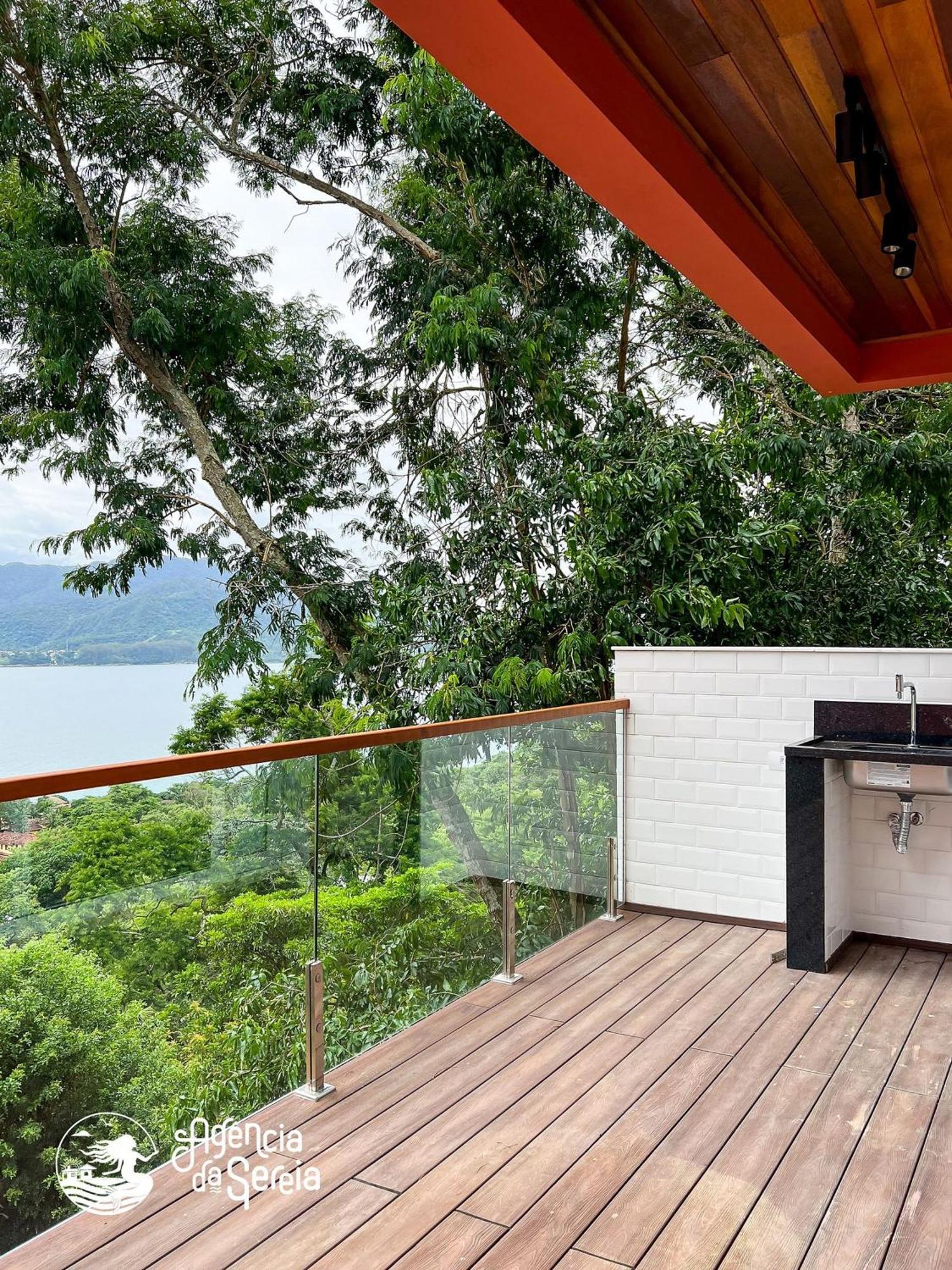 Linda Casa Com Vista Incrivel Em Condominio No Sul Da Ilha Илябела Екстериор снимка