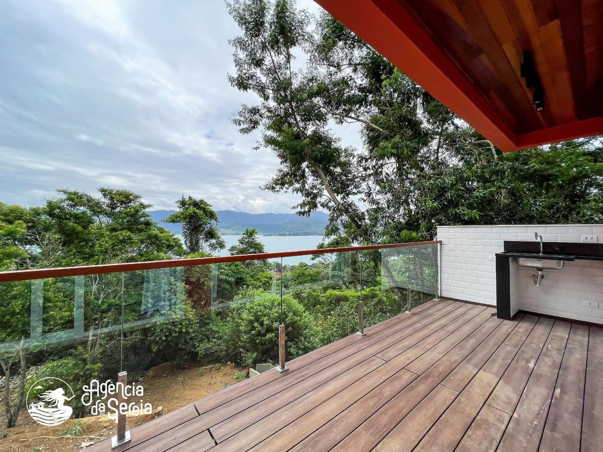 Linda Casa Com Vista Incrivel Em Condominio No Sul Da Ilha Илябела Екстериор снимка
