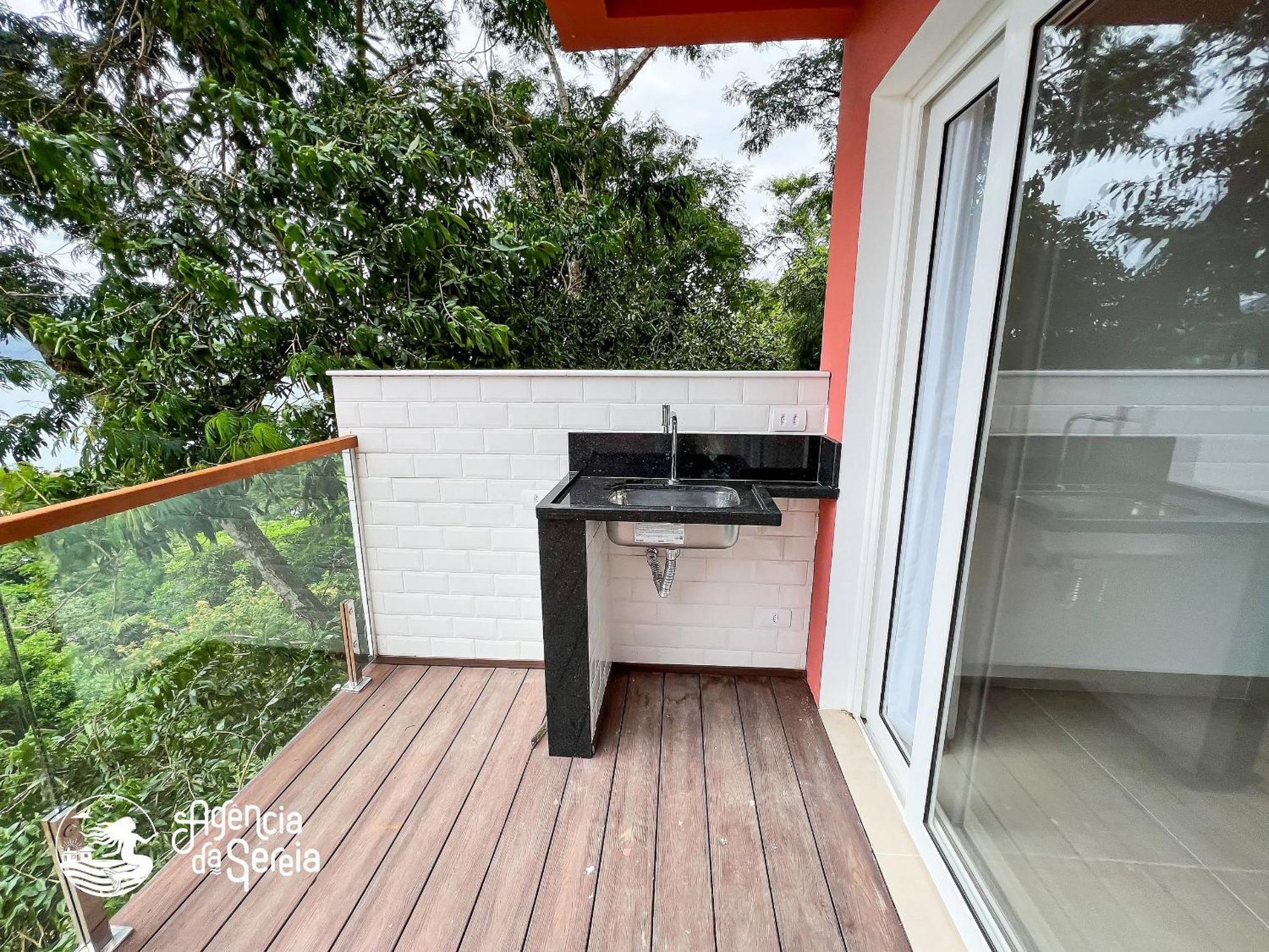Linda Casa Com Vista Incrivel Em Condominio No Sul Da Ilha Илябела Екстериор снимка