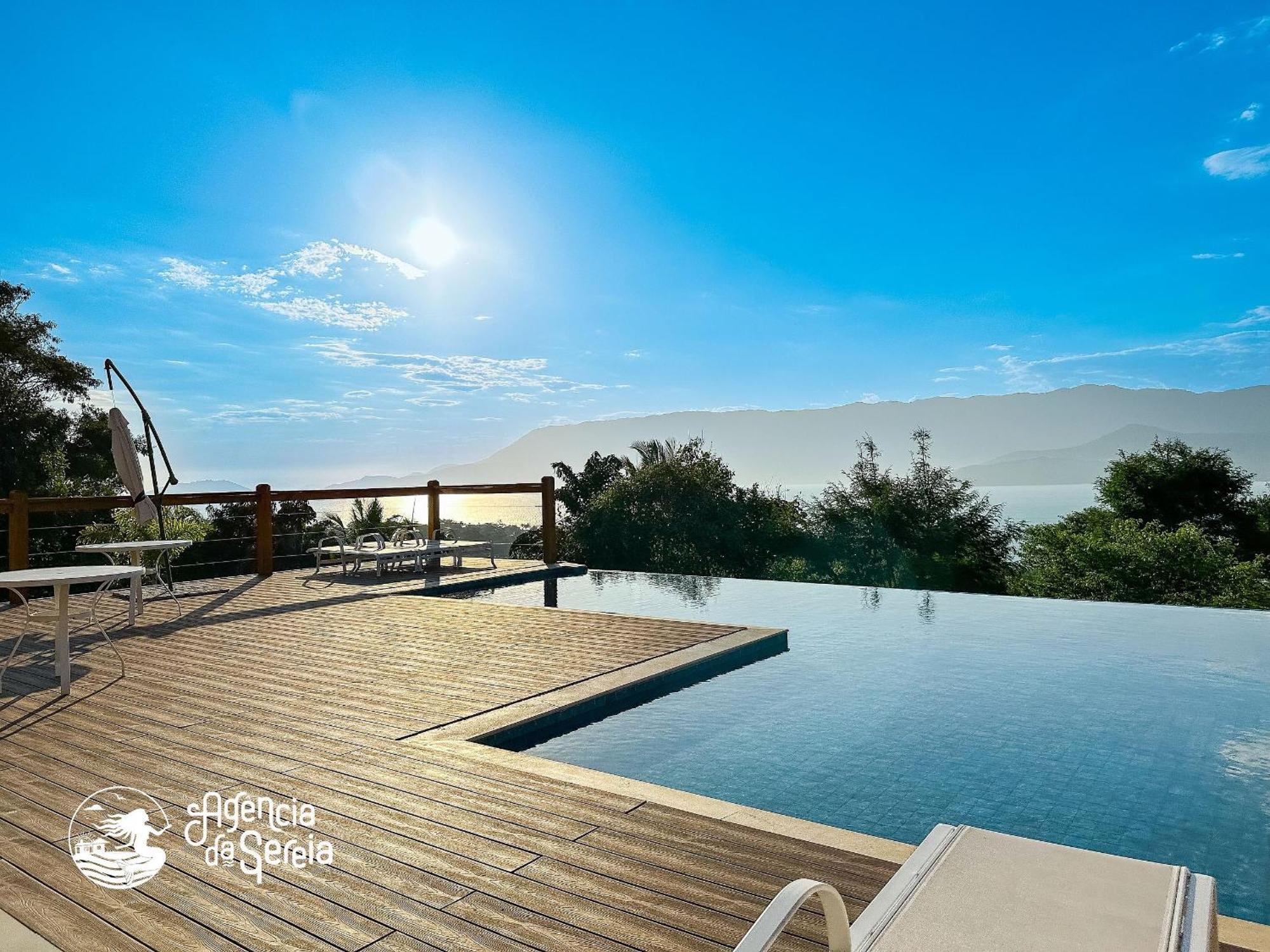 Linda Casa Com Vista Incrivel Em Condominio No Sul Da Ilha Илябела Екстериор снимка